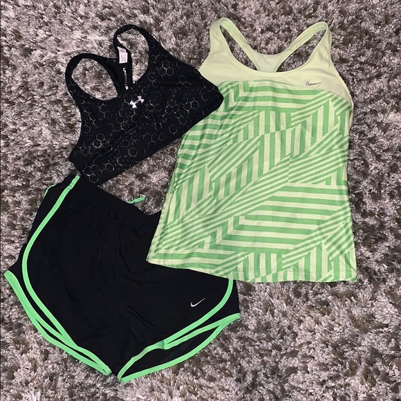 Other - Tank top/sports bra/ running shorts